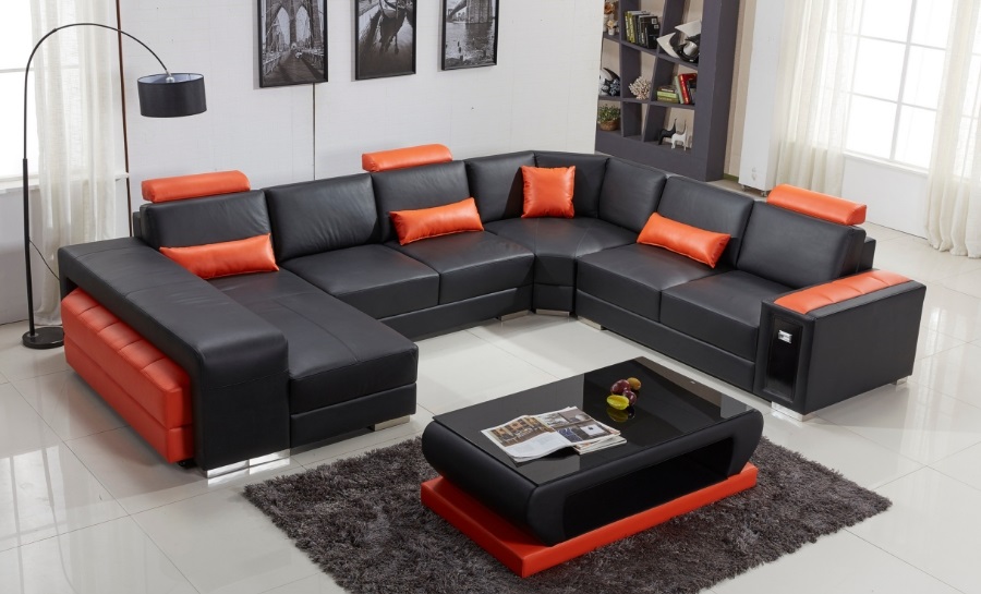 Adra - U2 - Leather Sofa Lounge Set